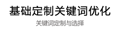 基础定制关键词优化